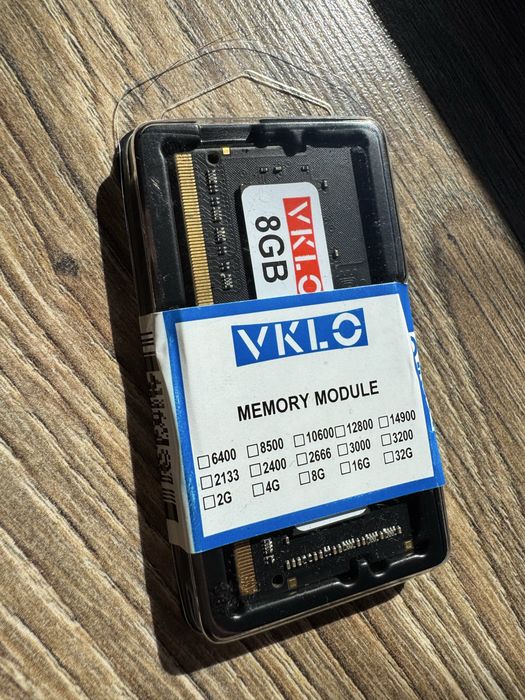 Pamięć ram 8gb nowka