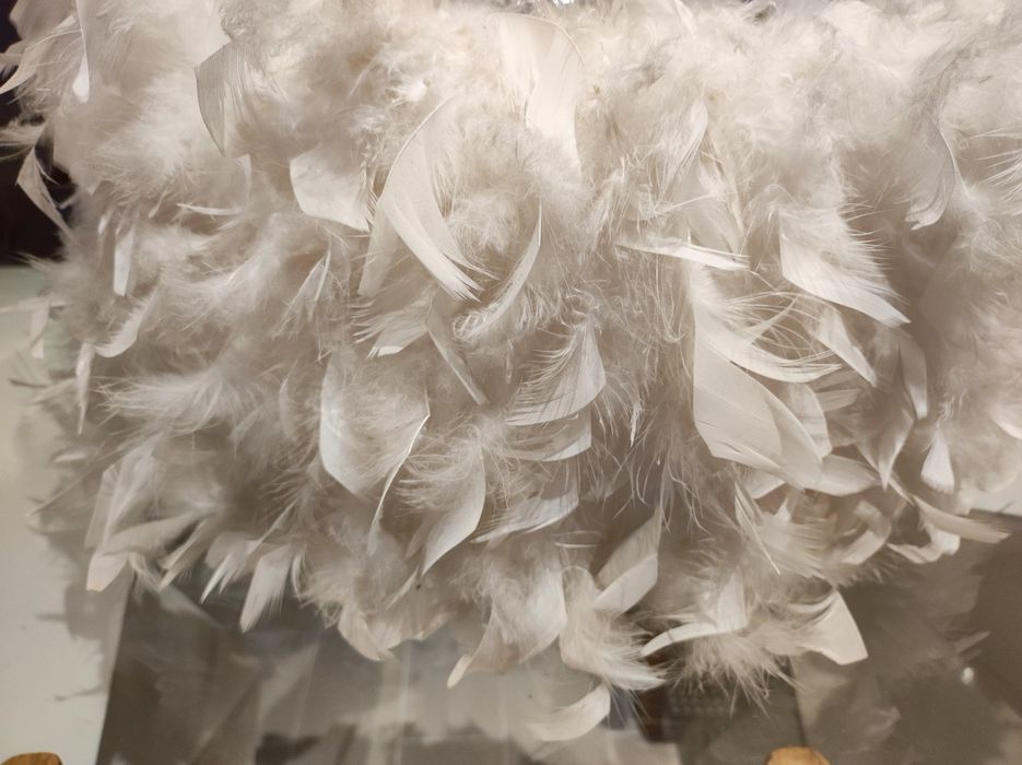 Candeeiro teto penas