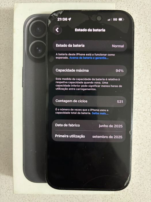 Iphone 16 em excelente condição