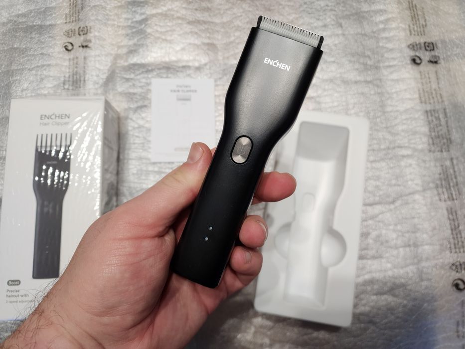 Машинка для підстригання волосся Xiaomi ENCHEN Boost Black