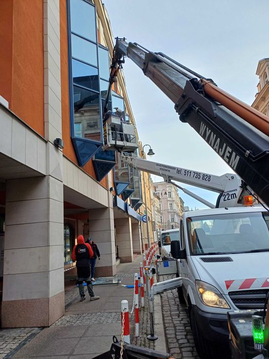 Podnośnik koszowy, wynajem