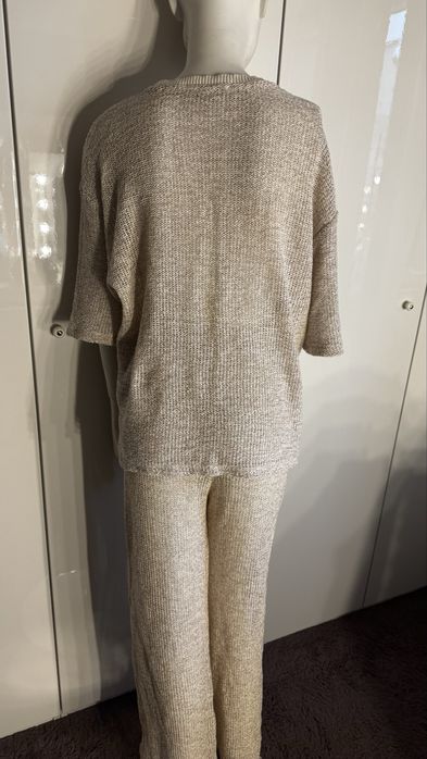 Komplet w stylu boho ażurowy