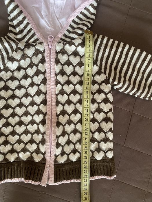 Кофта на підкладці для дівчинки 12/18 міс