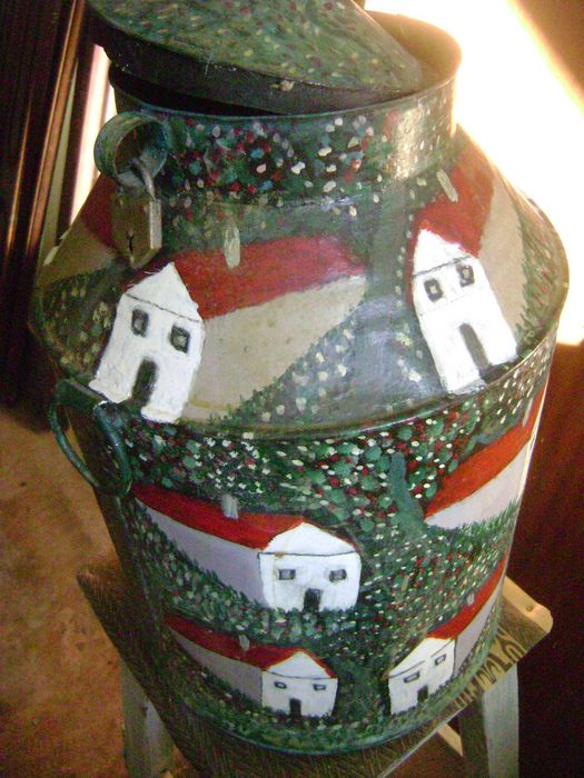 Talha de Azeite decorada