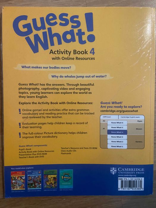 Guess What 4º ano Cambridge Activity book