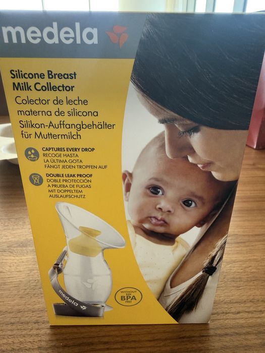 Coletor de leite em silicone da Medela