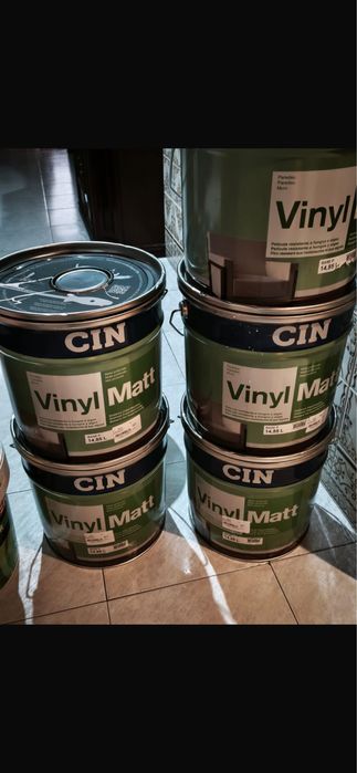 5 latas vinyl matt