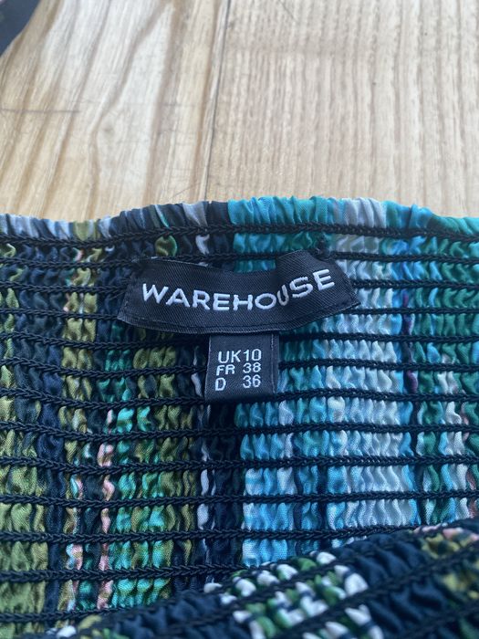 Jedwabna 100% długa sukienka Warehouse
