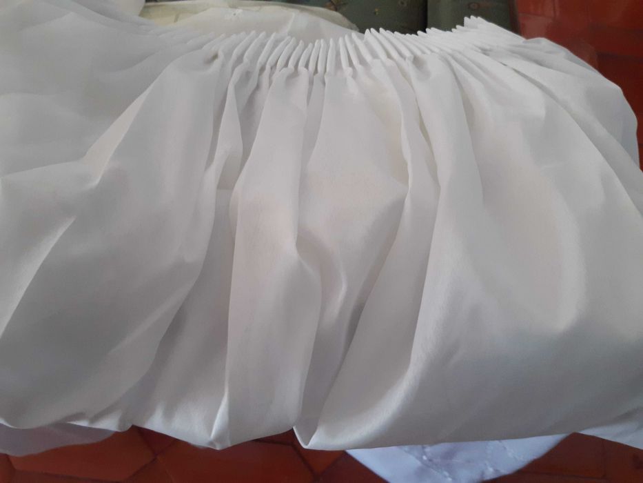 Conjunto 3 cortinados NOVOS, feitos artesanalmente
