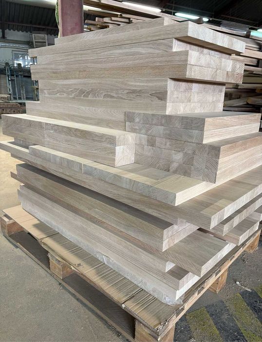 Schody na zamówienie - trep dębowy bukowy jesionowy - NA WYMIAR