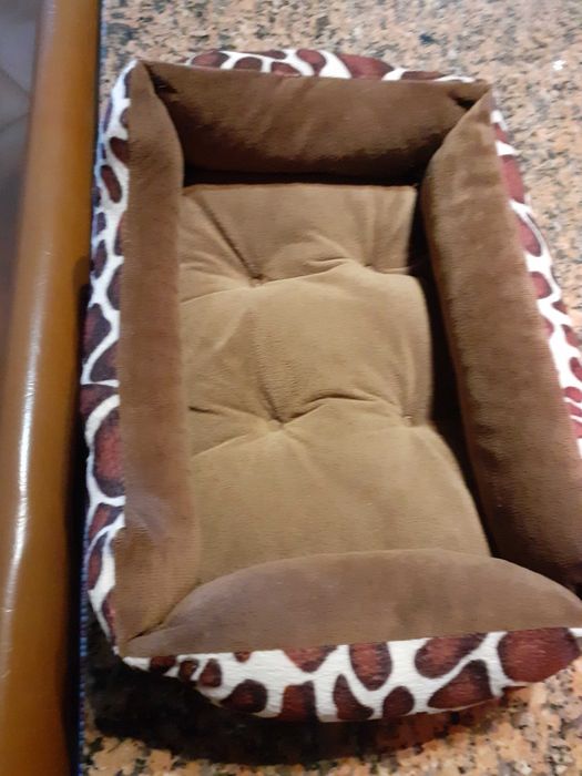Cama em veludo p cao pequeno