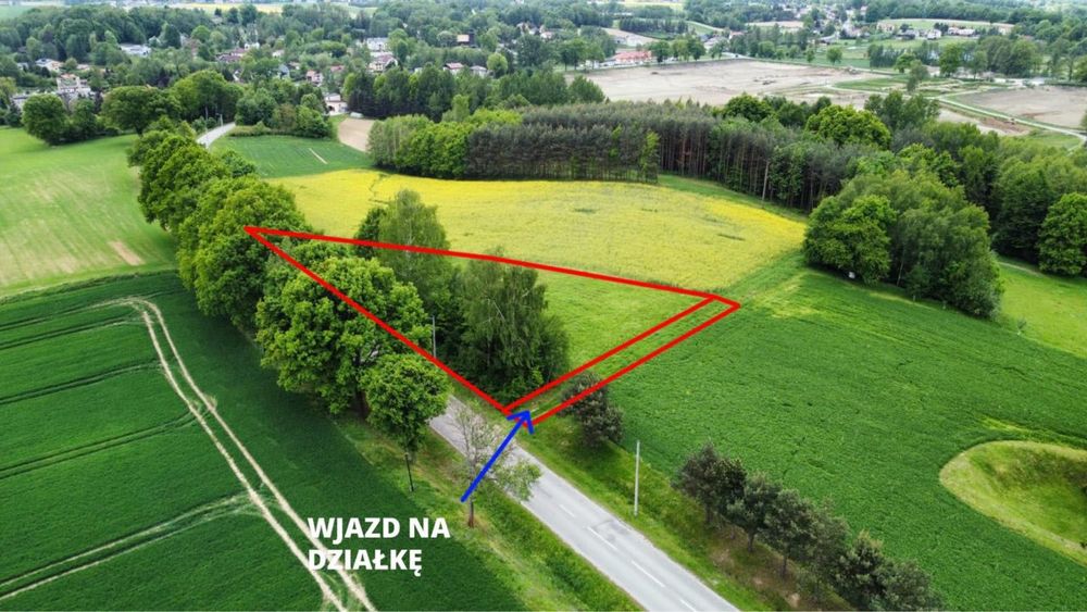 Działka budowlana 2604 m² | 77 zł/m² - Widok 2