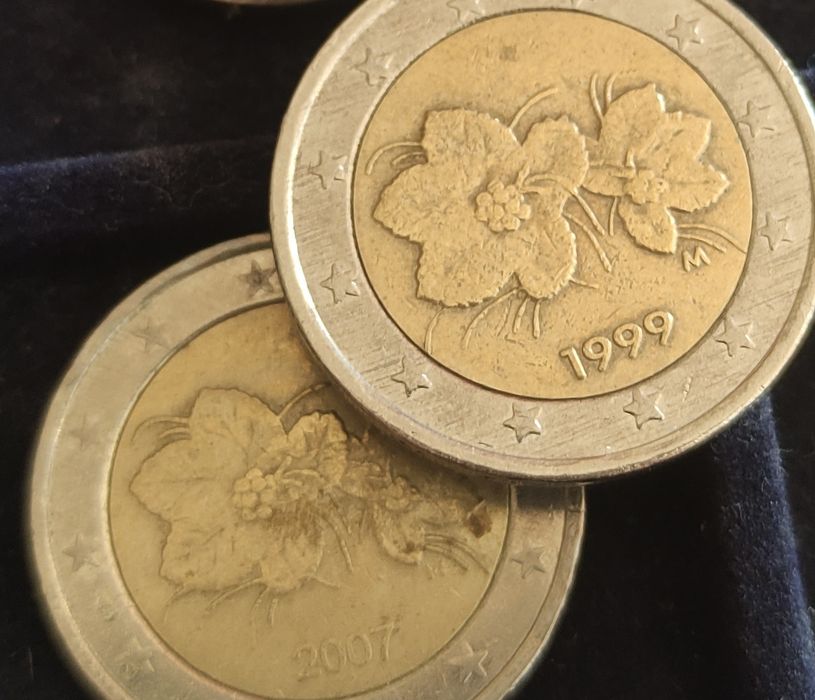 Moedas comemorativas 2 € euros