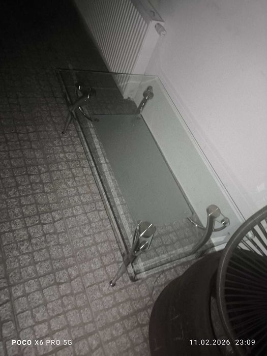 Stół szklany szklany