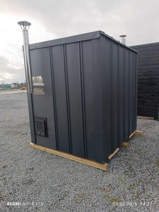 Sauna Ogrodowa Hot Tub Piec na Drewno 200x230cm CAŁA POLSKA