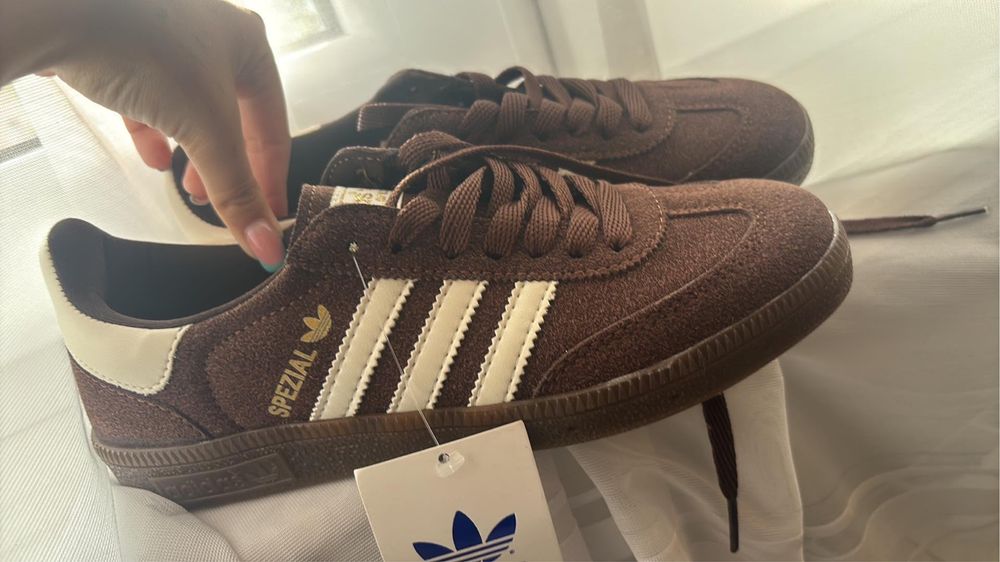 Buty Adidas Handball Spezial Brązowe