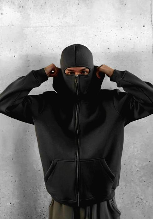 ‼️Теплий чоловічий худі з балаклавою - 640 грн