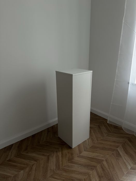 Nowy, wysoki pustument 100cm, biały płyta stand