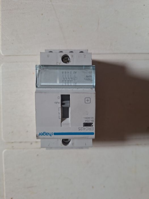 Hager Contactor ERC425, 25 A / 4 NO / 230 V – Used, Functional64741179411587120