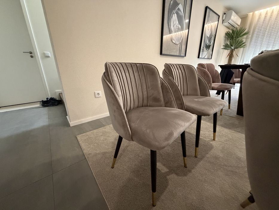 Conjunto de 4 cadeiras para mesa de jantar