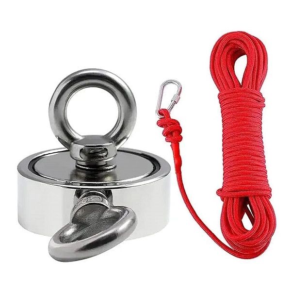 Magnes Neodymowy Podwójny Uchwyt Do Poszukiwań 100Kg Kd10417 Kraft&Del