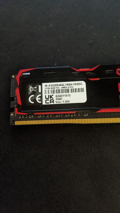 DDR4 8GB/3200 Goodram Iridium X Black (IR-X3200D464L16SA/8G)