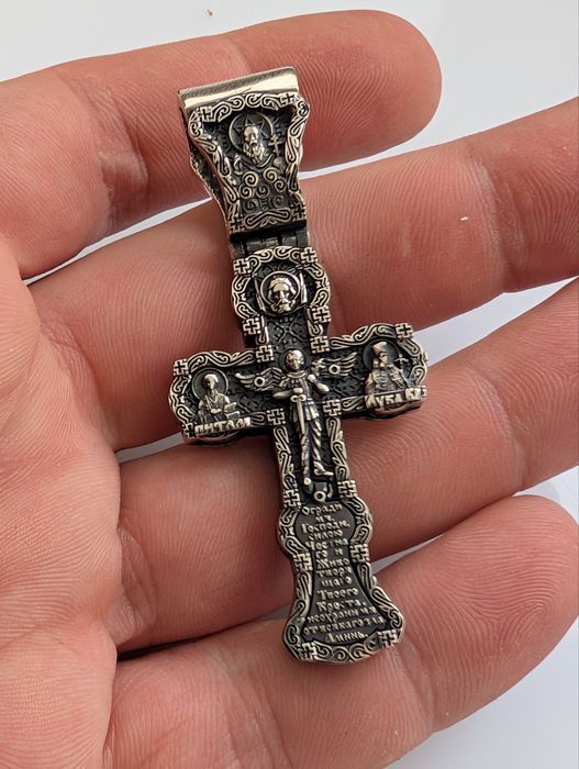 Срібний 25грам хрестик кулон серебряная срібло серебро крестик 925
