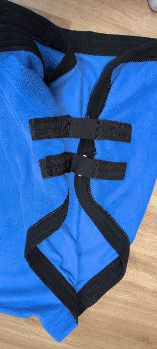 135 cm derka polarowa osuszajaca niebieska