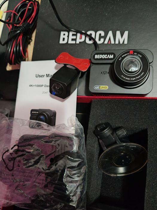 Bepocam 4k + câmera traseira 1080P