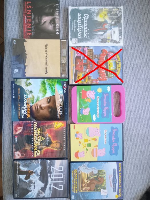 Filmy, bajki, audiobooki na płytach  od 10 zł