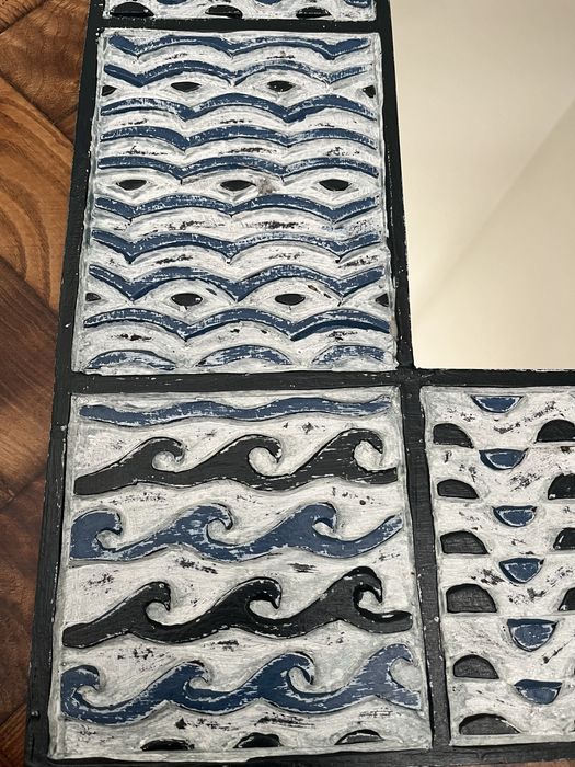 Espelho com motivos maritimos