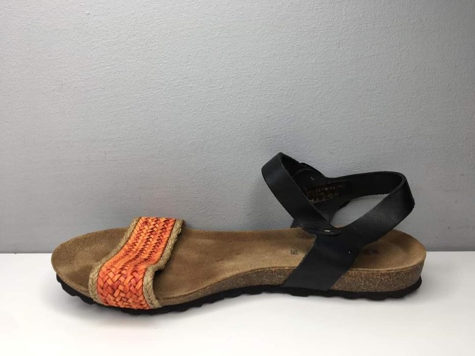 Sandaly skorzane peckott Rozmiar 39