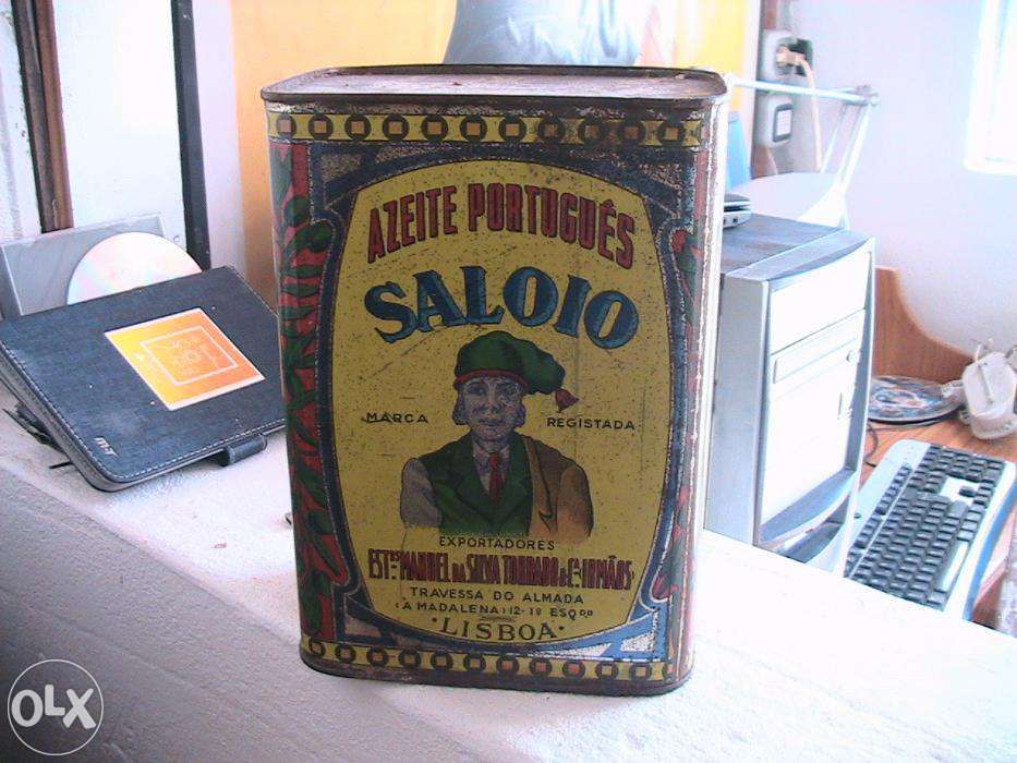 atençao artigo raro, lata de azeite portugues saloio