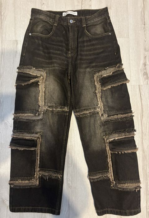Spodnie mlodziezowe buggy Bershka rozmiar 40
