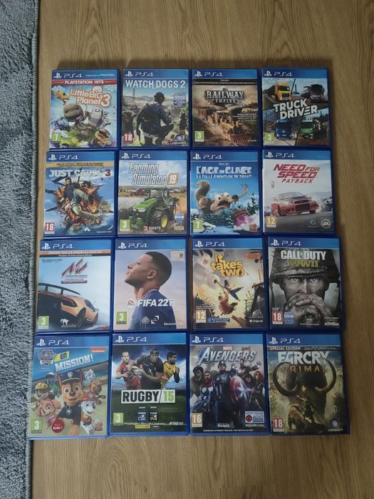 Vários jogos PlayStation 4