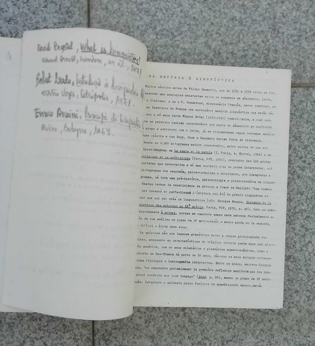 Estudos linguísticos - sebenta