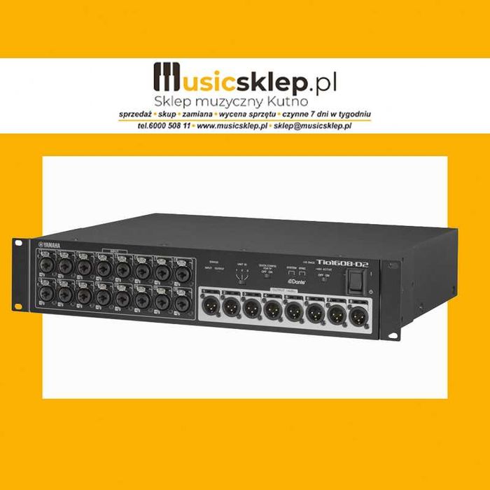 YAMAHA Tio1608-D2 stagebox Dante 16 wejść / 8 wyjść