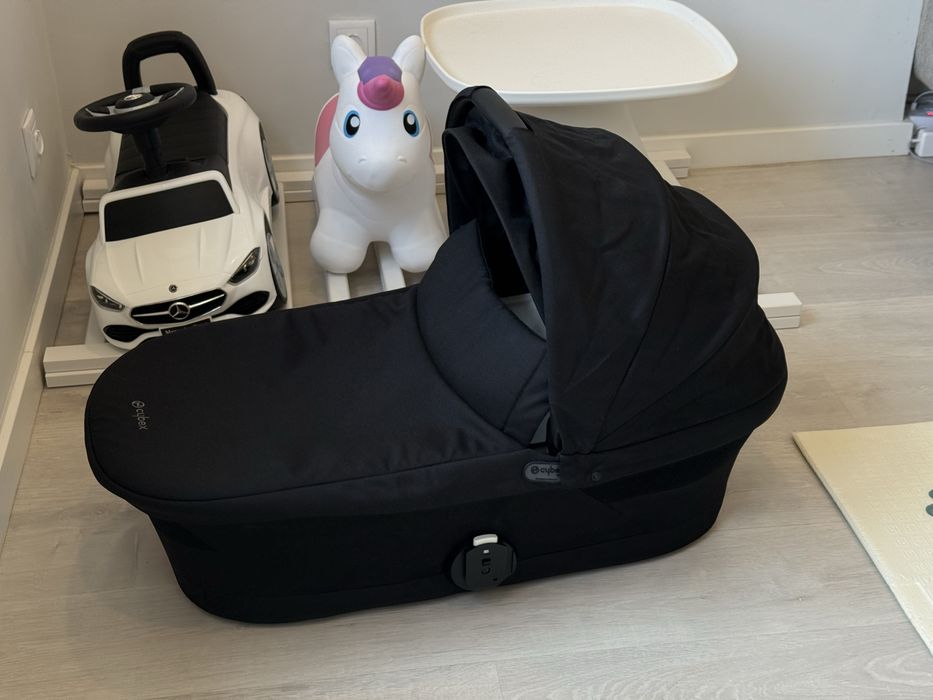 Alcofa CYBEX Gazelle S Cot – Moon Black | Estado Impecável