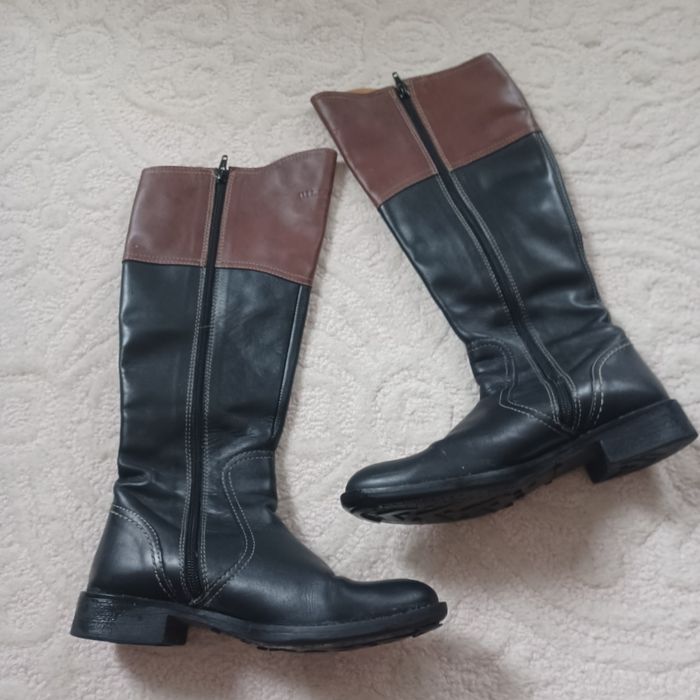 Kozaki Tommy Hilfiger skórzane 36/23 cm/salon 689 zł