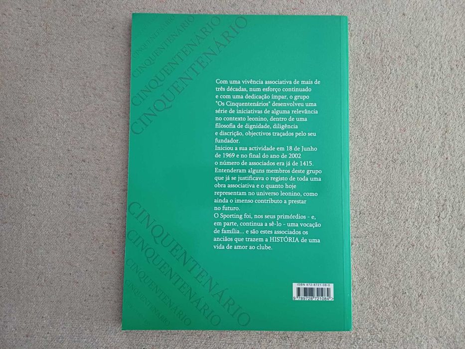 Livro- Cinquentenários Sporting, Uma Senda de Devoção, 1ª edição, 2003