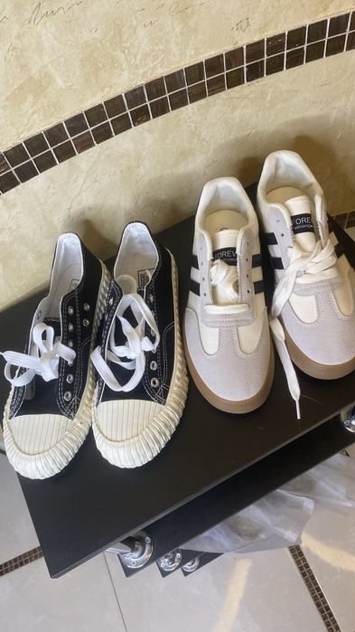 Унісекс! Мега-круті кеди в стилі Adidas samba р. 24 см. Нові!