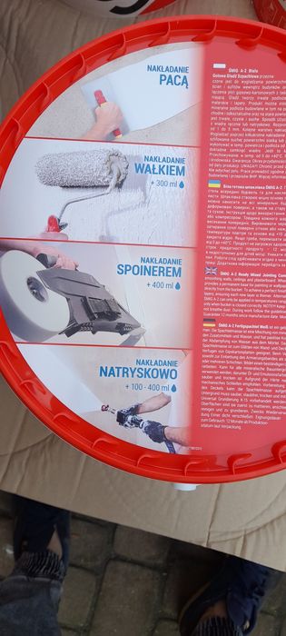 Gładź szpachlowa 20 kg