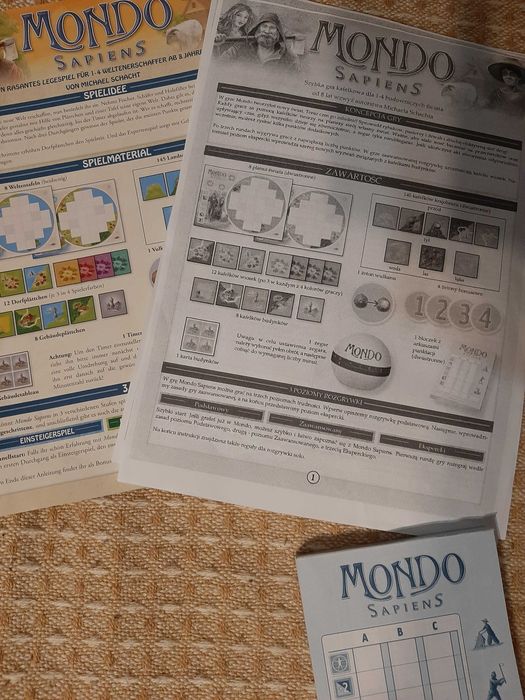 Gra planszowa "Mondo sapiens"