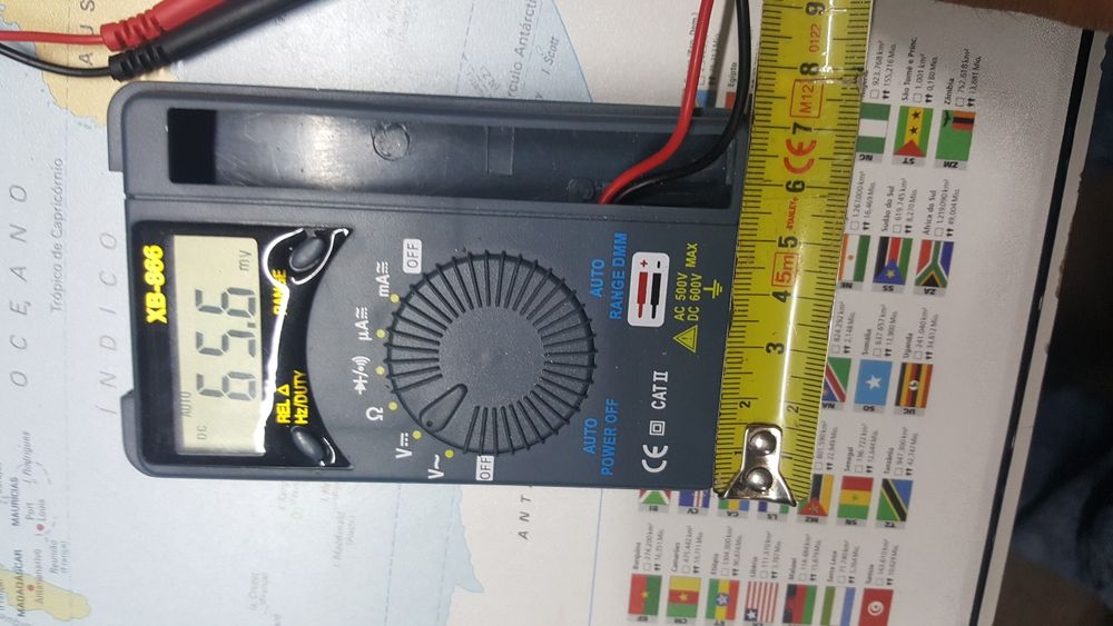 Mini multimetro de bolso