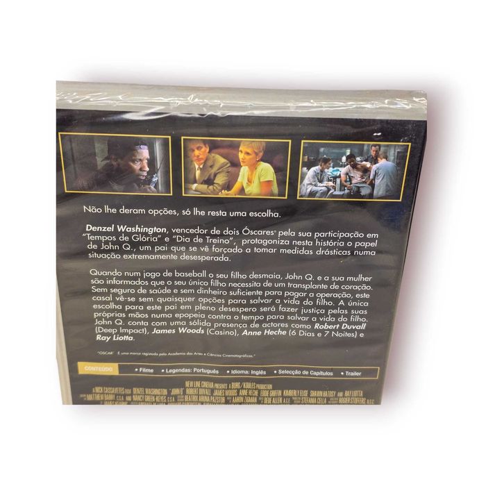 DVD “John Q.” – Denzel Washington | Golden Collection | Novo Selado