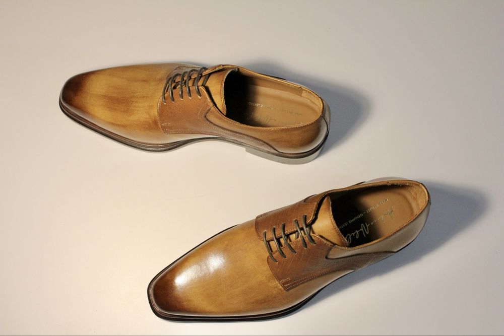 Włoskie buty skórzane Andrea Nobile 42 – Made in Italy – nowe