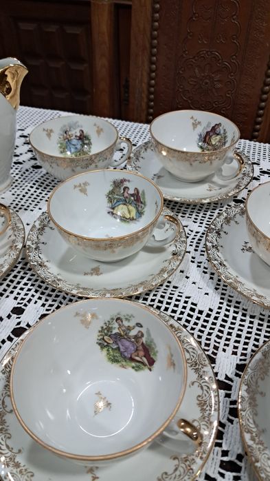 Serviço de chá antigo