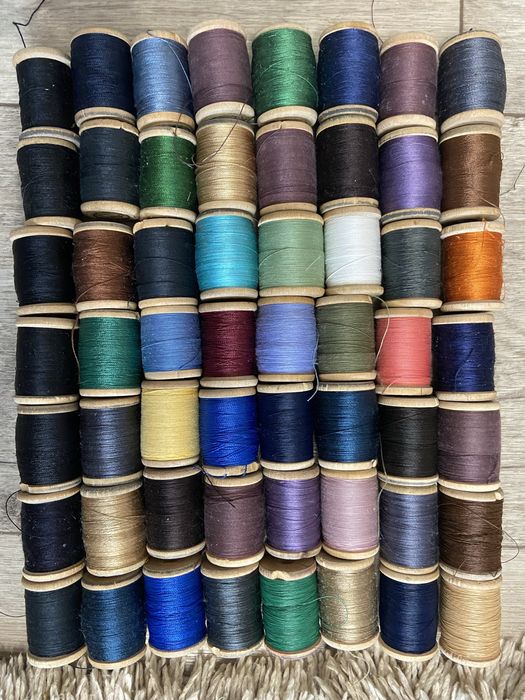 Нитки СРСР деревʼяна  катушка бабіна