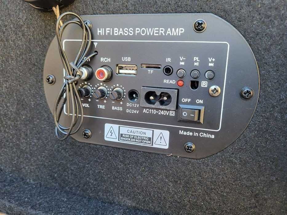 Активний сабвуфер для авто та дому. Акустика. Колонка. Саб. Акустика