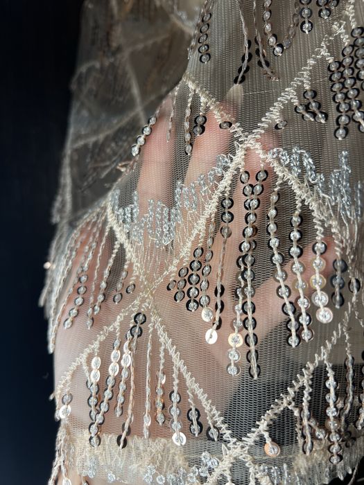 Жіноча спідниця з паєтками блискітками